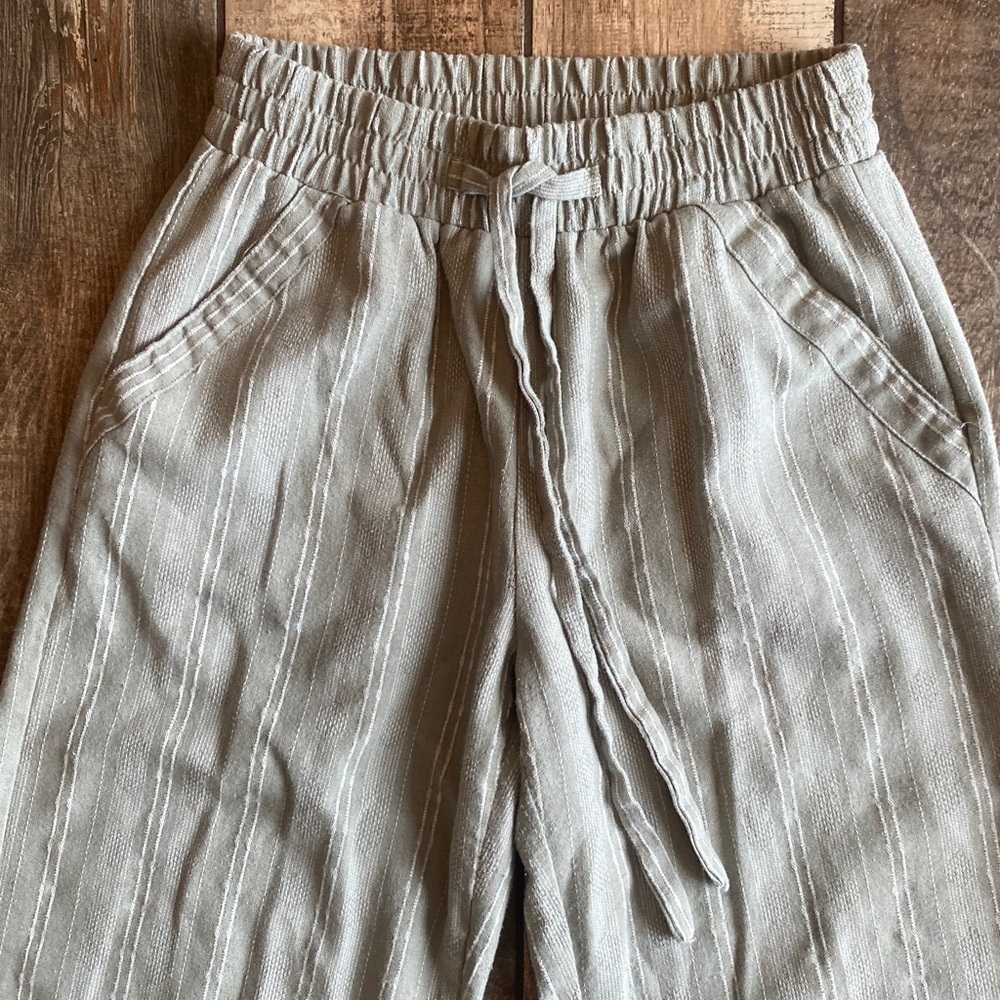 Sienna Sky light blue Striped Joggers - Picture 7 of 11